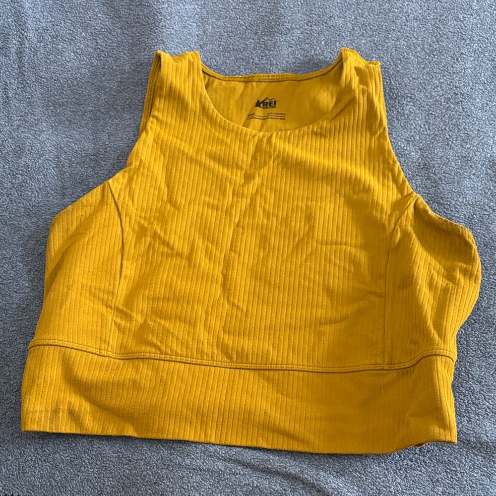 REI Women's Mustard Yellow Tank Top